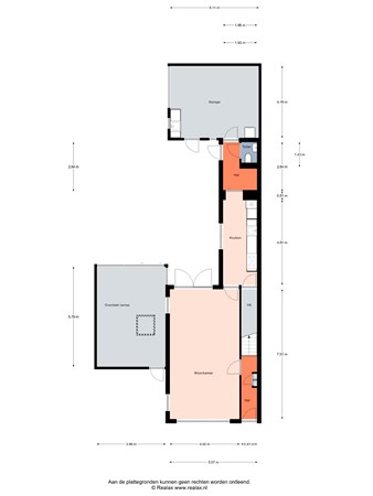 Floorplan - Colijnstraat 23, 3752 AP Bunschoten-Spakenburg